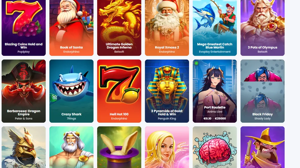 Utforska spel hos Winnerz